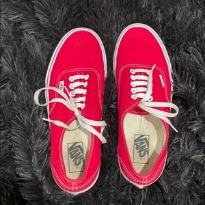 Vans Red Shoes